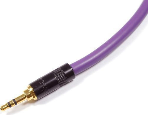 Melodika 3,5mm Klinkenkabel 17m Lila Mit Vergoldeten Anschlüssen