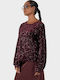 Hoka Sq Women's Sweatshirt Bordeaux