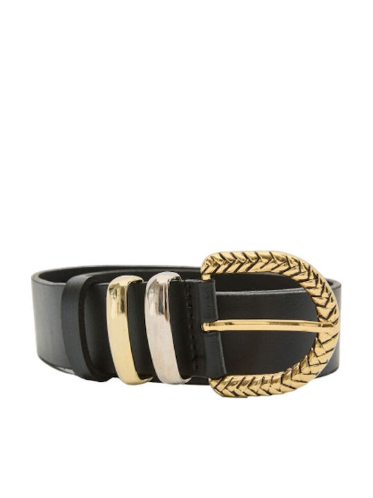 Leather Women's Belt Black