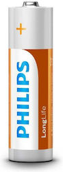 Philips Longlife Baterii Zinc AA 1.5V 4buc