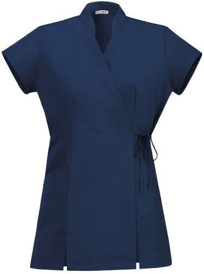 Egochef Coat Chef Blue with Short Sleeve
