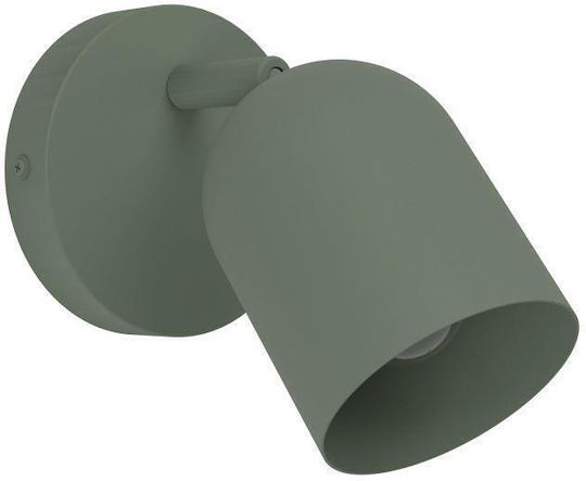 Eglo Tilston Single Spot with E14 Lamp Adapter in Green Color