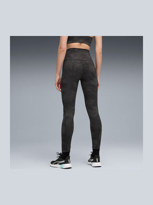 High-waist Tights Γυναικείο Μακρύ Κολάν Μαύρο