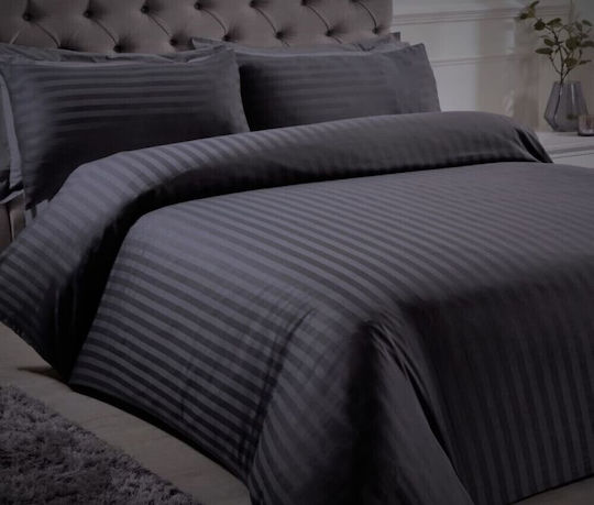 MayHome Σετ Πάπλωμα Μονό 160x240εκ. Γραφίτης 2τμχ 350 GSM