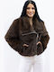Women's Short Fur Brown