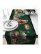 Mc Decor Christmas Tablecloth Runner Green L140xW40cm.
