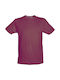 Kprime Work Shirts & T-Shirts T-shirt Short Sleeve Burgundy Red Series 170c #kmc170cbu