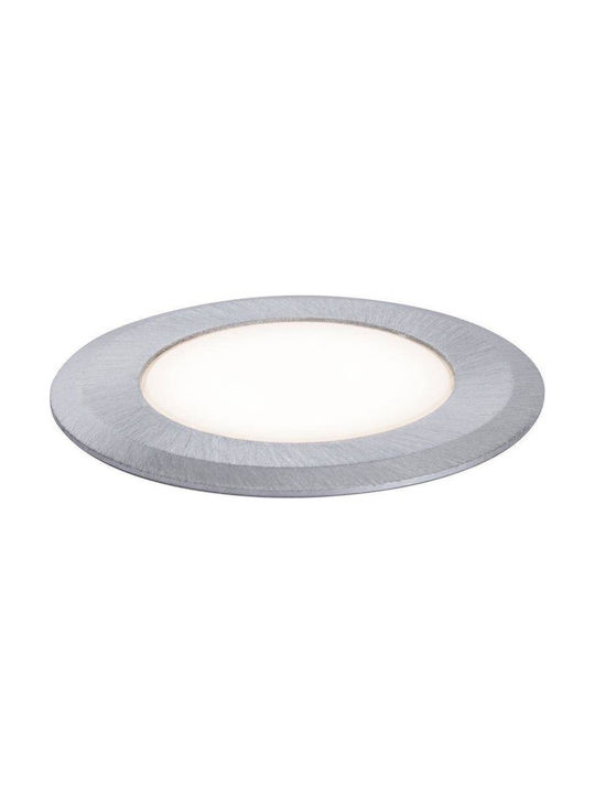 Paulmann Rund Einbau Spot mit integriertem LED und Warmweißes Licht Gray 1Stück
