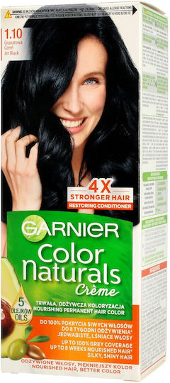 Garnier Color Naturals Βαφή Μαλλιών 1.10 Γρανιτένιο Μαύρο