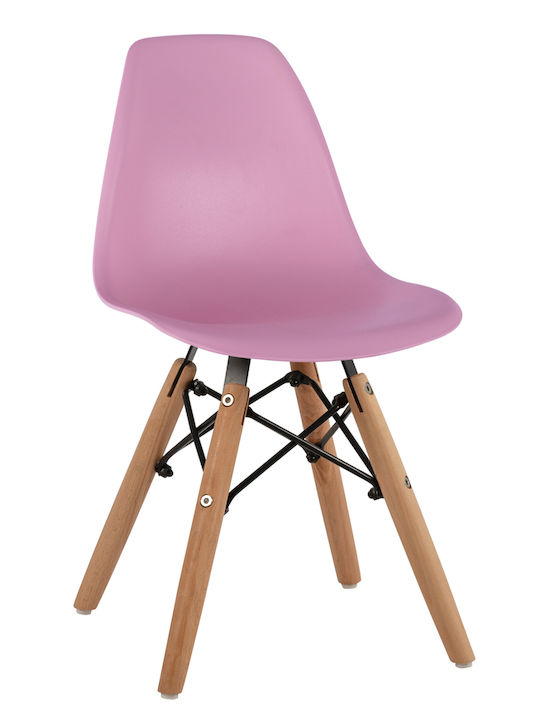 Chair Twist Kid Pink 30.5x33x59cm