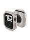 Spigen Rugged Armor Силиконов Калъф в Бежов цвят за Apple Watch 10, Apple Watch 11, 42 мм