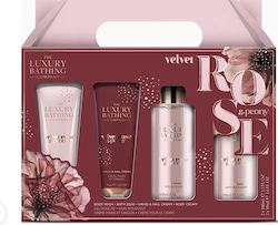 Grace Cole Velvet Rose & Peony Essentials Σετ Περιποίησης για Ενυδάτωση & Καθαρισμό Σώματος Grace Cole Velvet Rose & Peony Essentials Σετ Περιποίησης για Ενυδάτωση & Καθαρισμό Σώματος