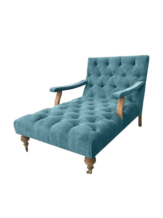 Recliner Kunstleder Blau L140xW75xH70cm