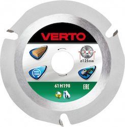 Verto Δίσκος Κοπής Ξύλου 125mm Verto Δίσκος Κοπής Ξύλου 125mm