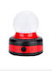 Portable LED Battery Lamp with Magnet Hanging Red