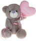 Much toys & gifts Plush Bear Heart 25 cm