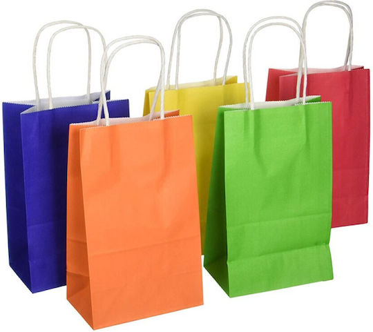 Nakos Paper Bag for Gift Silver 25x9x15cm.
