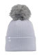 Pom Pom Beanie Unisex Beanie Knitted in Gray color