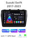 Ηχοσύστημα Αυτοκινήτου για Suzuki Swift 2017-2023 (Bluetooth/USB/WiFi/GPS/Apple-Carplay/Android-Auto) με Οθόνη Αφής 9"