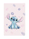 Disney Κουβέρτα Fleece Lilo And Stitch Pink 150x100εκ.