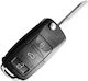 Replacement Audi Key Cover 3 Buttons Without Key Dga 1 Pc