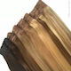 Extension with Natural Hair Remy in Dark Chestnut Color matter 50cm