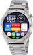 3Guys 3GW8304 Stainless Steel 46mm Smartwatch w...