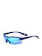 Skechers Unisex Sunglasses with Blue Plastic Frame and Blue Mirror Lens SE9072 0091X