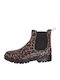 Celestino Damen Gummistiefel Damen Gummistiefel Einfarbiger Brauner