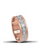 Themelidis Jewels Wedding Rings Bicolour 9K