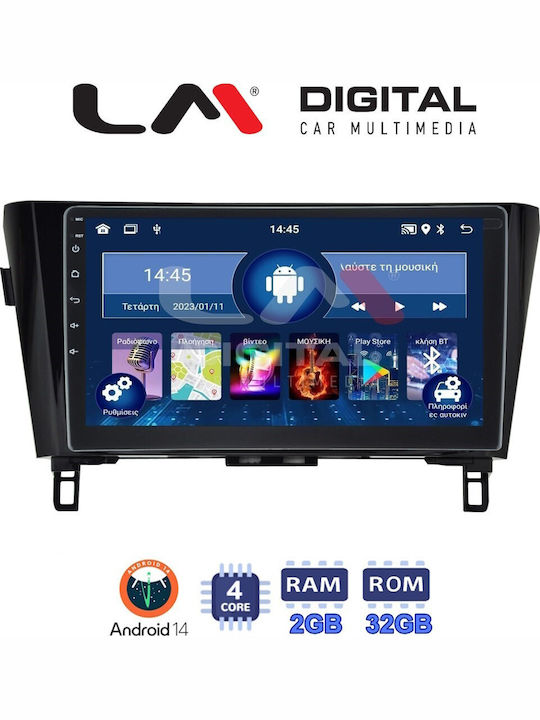 LM Digital Sistem Audio Auto pentru Nissan Qashqai / X-Trail 2014 (Bluetooth/USB/WiFi/GPS/Apple-Carplay/Android-Auto)