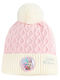 Kids Beanie Knitted Pink