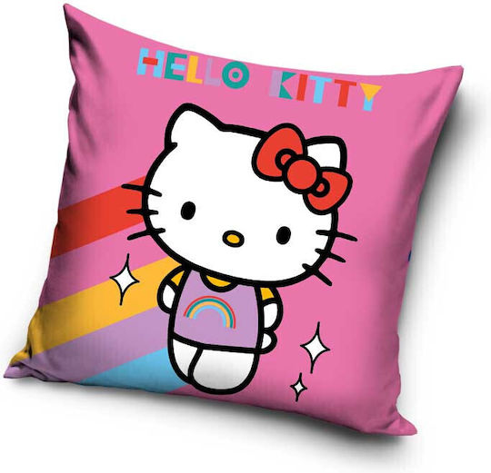 Hello Kitty Παιδική Διακοσμητική Μαξιλαροθήκη 40x40εκ.