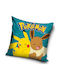 Pokemon Παιδικό Διακοσμητικό Μαξιλάρι Eevee 40x40εκ.