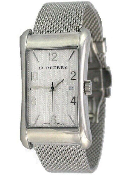 Burberry Ceas Baterie cu Brățară din Metal Burberry Ceas Baterie cu Brățară din Metal