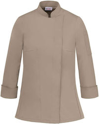 Egochef Coat Chef Female Beige