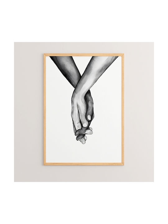 Pakketo Lovely Πίνακας Ελαιογραφία Ξύλινος 33x48cm