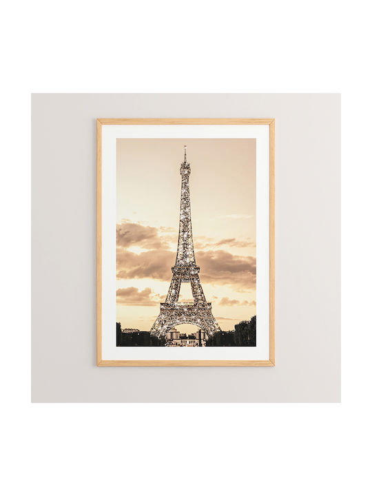 Pakketo Parisa Πίνακας Ελαιογραφία Ξύλινος 33x48cm