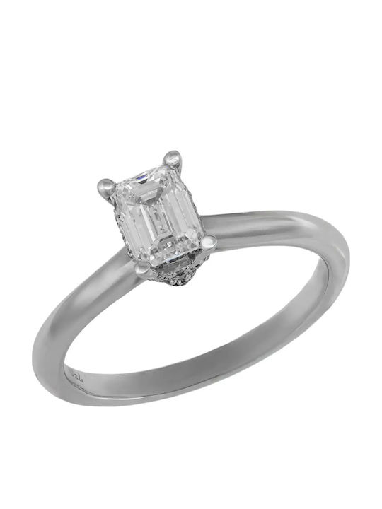 Single Stone from Gold 18K with Diamond