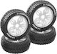 Protonrc 1/8 RC Buggy Rubber Tires with 5 Spoke...