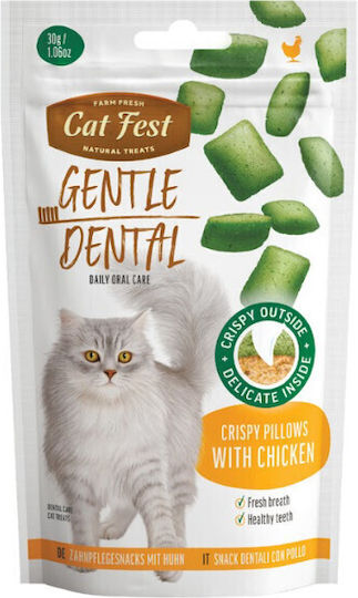 Petfest Cat Fest Crispy Chicken Cream Pillows 30gr Dog Fest