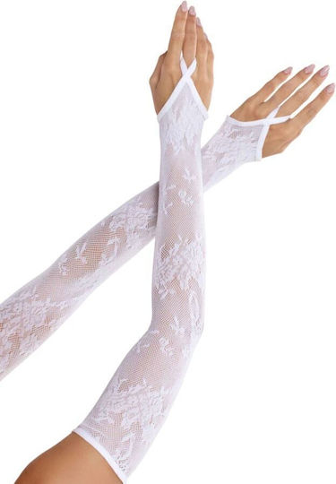 Leg Avenue Lace Arm White