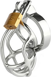 Steel Peniskäfig in Silber Farbe