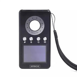 Invincio Smart Detector Anti-spion Echipamente Dispozitive Multifuncționale Camere Wi-fi Ascunse Microfoane Spion Localizatoare Gps Gsm Reportofoane Baterie 400 Mah Negru Bleumarin