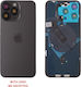 Iphone 15 Pro Battery Cover + Camera Lens + Metal Plate + Flashlight + Charging Flex + Nfc Titanium Black