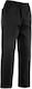 Unisex Chef Pants Egochef Bazzy Cord Sorona Black Ego Chef