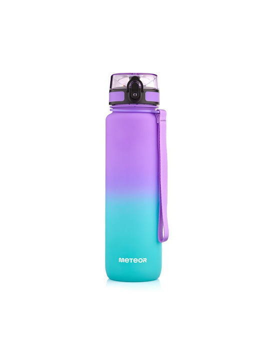 Meteor Αθλητικό Παγούρι 1000ml Μωβ