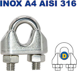 M8248-d2 Wire Rope Clamp Ø2mm Inox A4-aisi 316