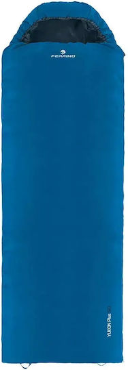 Ferrino Sleeping Bag Μονό Yukon Plus Nero Blue