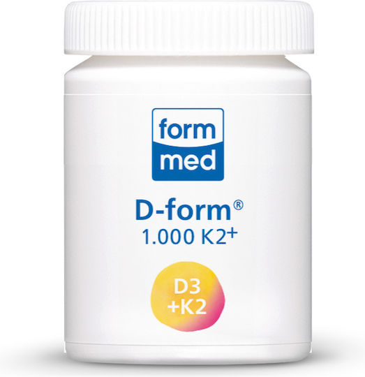 FormMed D-FORM 1000 K2+ Vitamin for Immune System Boost & Bone Health 90 caps